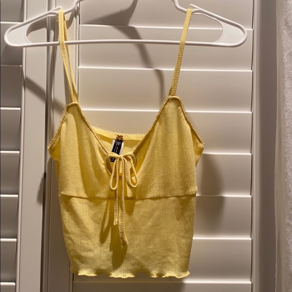 Yellow tank top